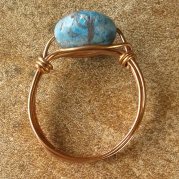 Turquoise/Copper Ring "Free With $40 *Bundle" - Picture 4 of 4